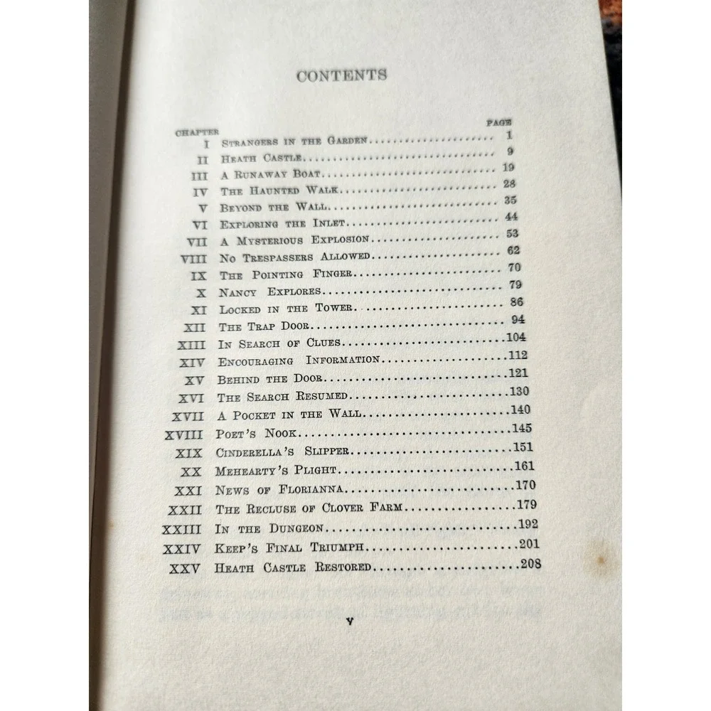1959 Nancy Drew The Clue in the Crumbling Wall HC w/ Dust Jacket Blue‎ Tweed